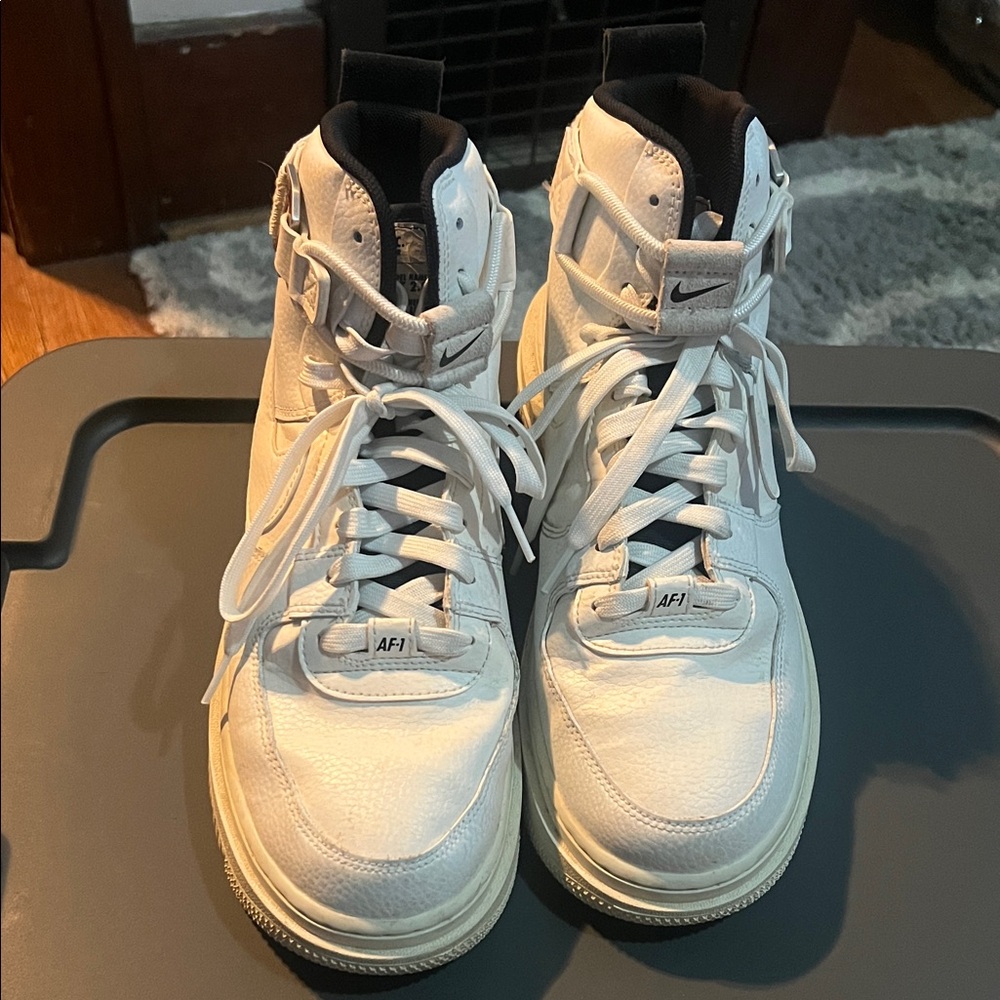 Nike Women's Air Force 1 HI UT 2.0 White Sneakers